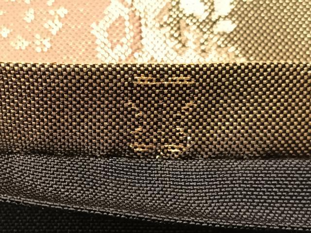 平和屋着物●西陣　川島織物　六通柄　本袋帯　松竹梅　金糸　正絹　逸品　CABJ0678vp