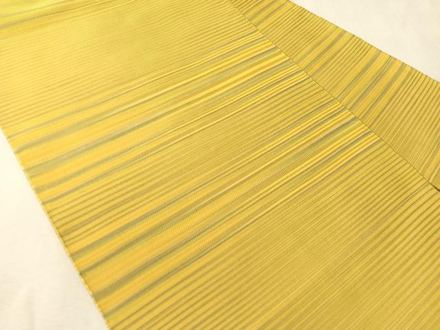 平和屋着物●爪掻き本綴れ　八寸名古屋帯　作家物　横段文　正絹　逸品　CABJ0679vp