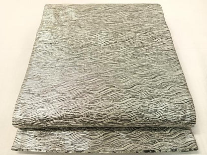 平和屋着物●両面　六通柄袋帯　乱菊　金銀糸　正絹　逸品　CABJ0713vp
