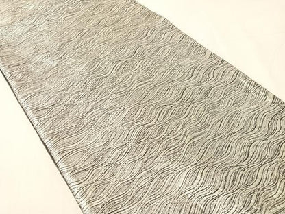 平和屋着物●両面　六通柄袋帯　乱菊　金銀糸　正絹　逸品　CABJ0713vp