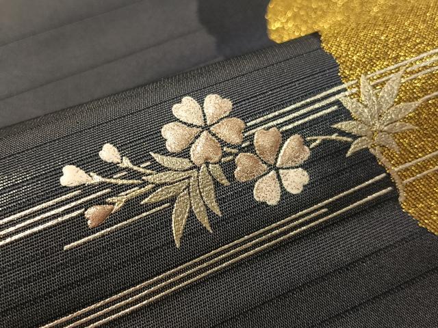 平和屋着物●金彩友禅　卓越技能者・名工・和田光正　太鼓柄袋帯　光正高蒔絵　正絹　逸品　未使用　CABJ0742vp