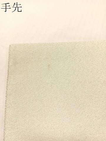 平和屋着物●琳派乃世界　灘昆年　太鼓柄袋帯　手描き　綴れ　立波扇面飛鶴梅文　金銀糸　正絹　逸品　CABJ0754vp