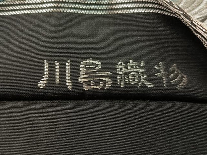 平和屋着物●銀座きしや　西陣　川島織物　六通柄　本袋帯　流水文　金銀糸　正絹　逸品　CABJ0760vp