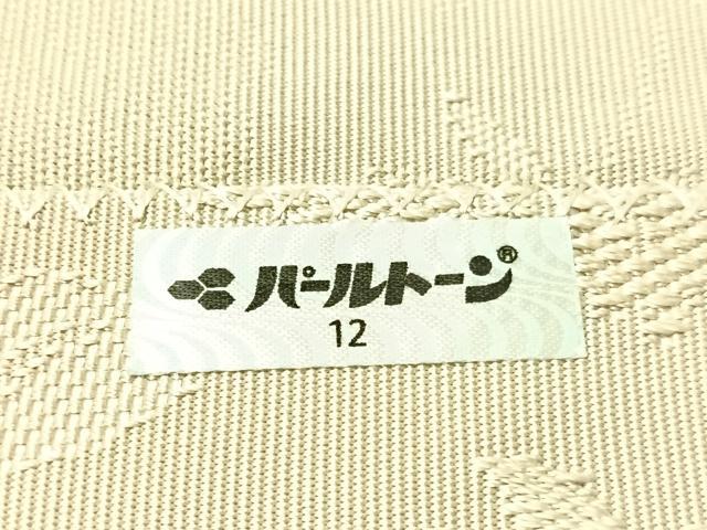 平和屋着物●八寸名古屋帯　綴れ　花唐草文　金糸　正絹　逸品　CABJ0789vp