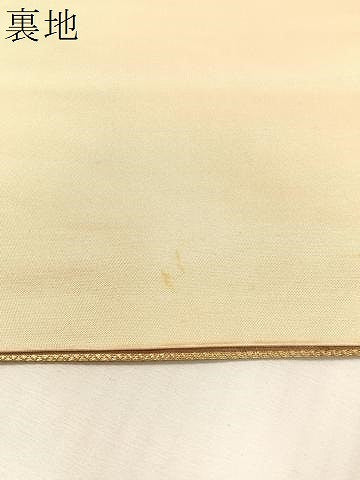 平和屋着物●六通柄袋帯　唐織　桐花文　金糸　正絹　逸品　CABJ0794vp