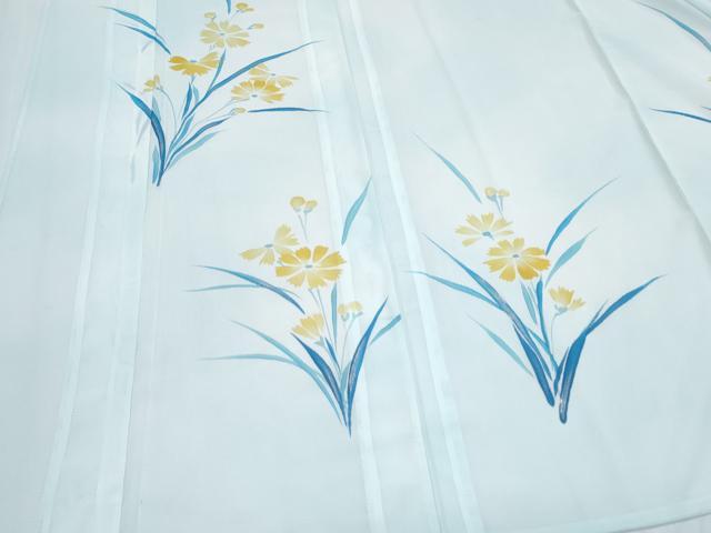 平和屋着物＊夏物　訪問着　絽　草花文　洗える着物　CABJ0814th