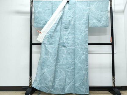 平和屋着物＊夏物　小千谷ちぢみ　吉祥文　麻　逸品　CABJ0833th