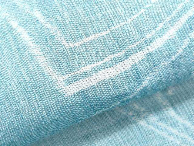 平和屋着物＊夏物　小千谷ちぢみ　吉祥文　麻　逸品　CABJ0833th