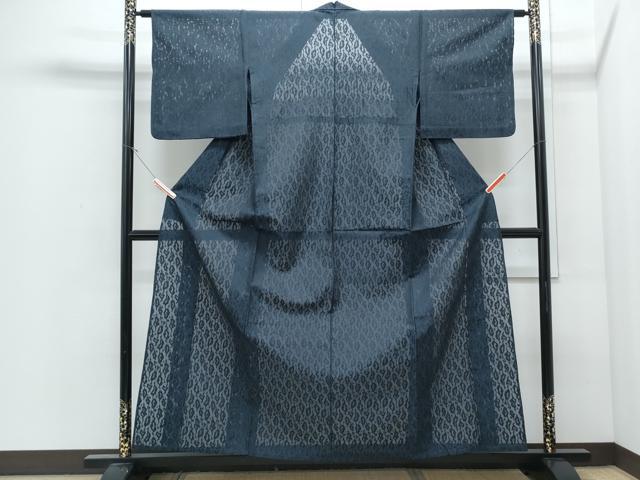 平和屋着物＊夏物　お召　風通紗　吉祥紋絽　正絹　逸品　CABJ0857th