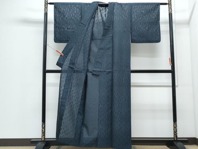 平和屋着物＊夏物　お召　風通紗　吉祥紋絽　正絹　逸品　CABJ0857th