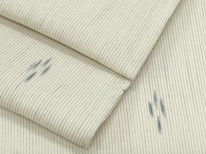 平和屋着物＊夏物　紗紬　絣文様　正絹　逸品　CABJ0859th