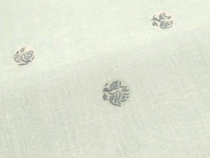 平和屋着物＊夏物　小紋　紗紬　飛鳥文　ゑり善扱い　正絹　逸品　CABJ0861th