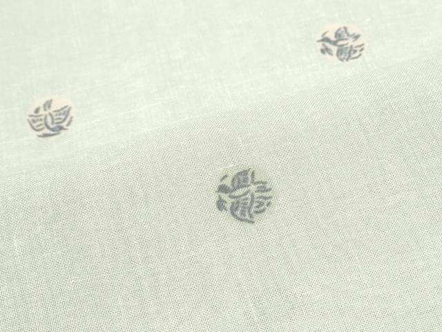 平和屋着物＊夏物　小紋　紗紬　飛鳥文　ゑり善扱い　正絹　逸品　CABJ0861th