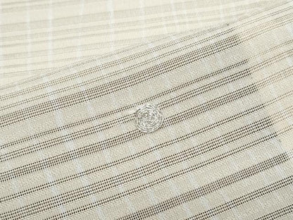 平和屋着物＊夏物　訪問着　変わり絽　駒刺繍　あられ　正絹　逸品　CABJ0862th