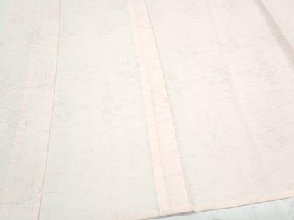 平和屋着物＊夏物　色無地　草花紋紗　虹色　正絹　逸品　未使用　CABJ0863th