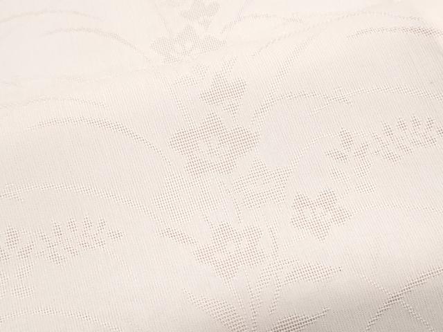 平和屋着物＊夏物　色無地　草花紋紗　虹色　正絹　逸品　未使用　CABJ0863th