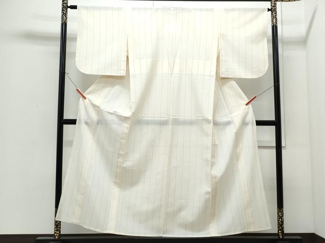 平和屋着物＊夏物　大島紬　夏大島　間道　正絹　逸品　CABJ0864th