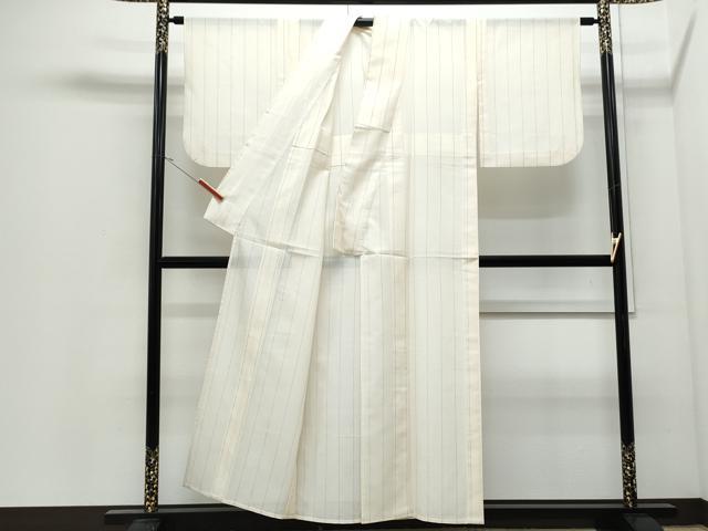 平和屋着物＊夏物　大島紬　夏大島　間道　正絹　逸品　CABJ0864th