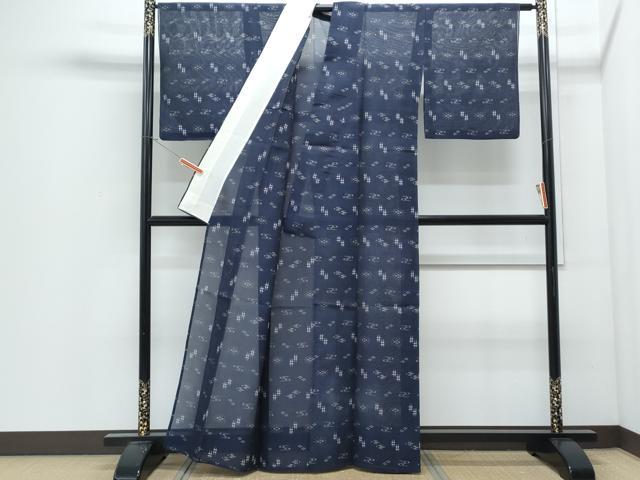 平和屋着物＊夏物　本場琉球絣　夏琉球　正絹　逸品　CABJ0868th