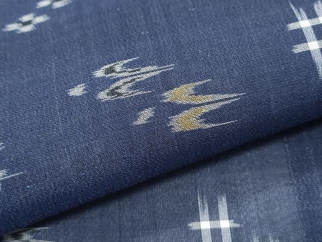 平和屋着物＊夏物　本場琉球絣　夏琉球　正絹　逸品　CABJ0868th