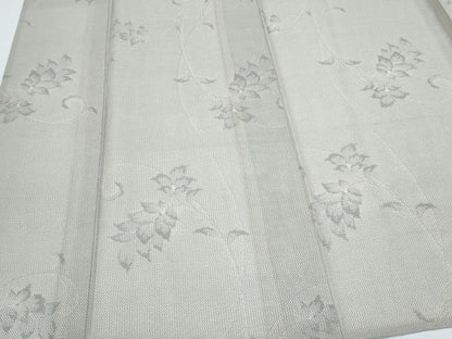 平和屋着物＊夏物　大島紬　夏大島　草花文　正絹　逸品　CABJ0869th