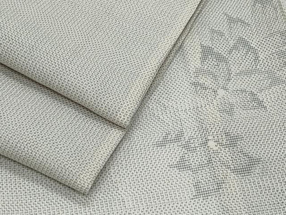 平和屋着物＊夏物　大島紬　夏大島　草花文　正絹　逸品　CABJ0869th