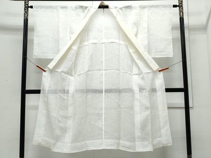 平和屋着物＊夏物　長襦袢　草葉紋紗　麻　逸品　CABJ0874th