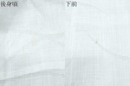 平和屋着物＊夏物　長襦袢　草花文紗　麻　逸品　CABJ0878th