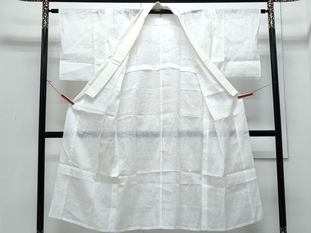 平和屋着物＊夏物　長襦袢　草花文紗　麻　逸品　CABJ0878th