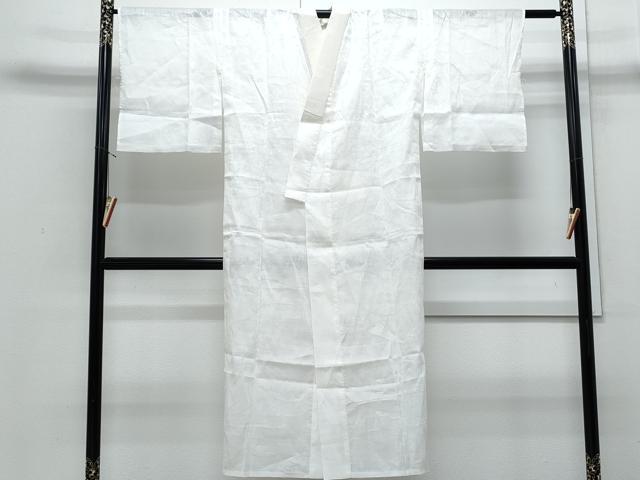 平和屋着物＊夏物　長襦袢　草花文紗　麻　逸品　CABJ0878th