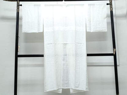 平和屋着物＊夏物　長襦袢　縦絽　正絹　逸品　CABJ0881th