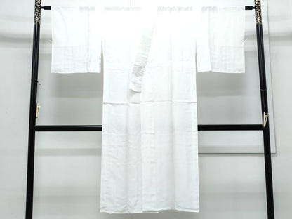 平和屋着物＊夏物　長襦袢　縦絽　正絹　逸品　CABJ0881th