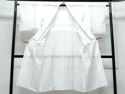 平和屋着物＊夏物　長襦袢　縦絽　正絹　逸品　CABJ0881th