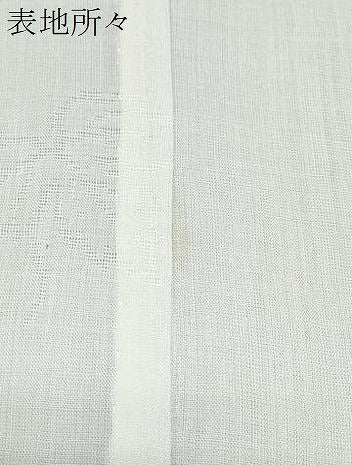 平和屋着物＊夏物　長襦袢　草葉紋紗　麻　逸品　CABJ0885th