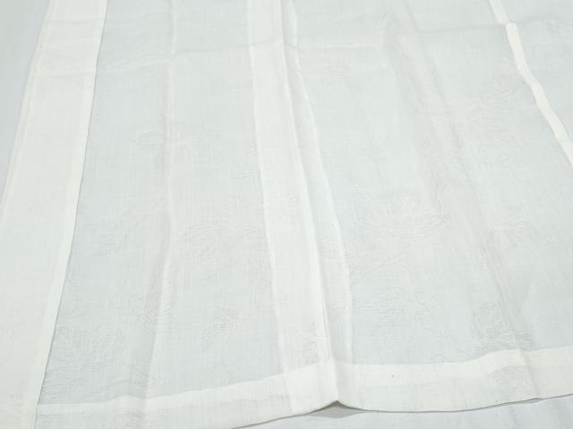 平和屋着物＊夏物　長襦袢　草葉紋紗　麻　逸品　CABJ0885th