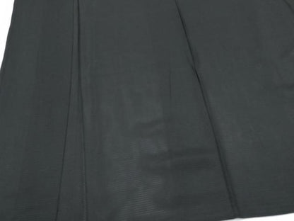 平和屋着物＊夏物　男性　黒紋付　羽織セット　絽　正絹　逸品　CABJ0886th