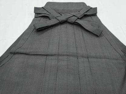 平和屋着物＊夏物　男性　行灯袴　縞　正絹　逸品　CABJ0887th