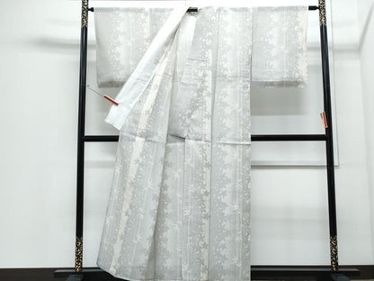 平和屋着物＊夏物　大島紬　夏大島　笹竹間道　正絹　逸品　CABJ0888th