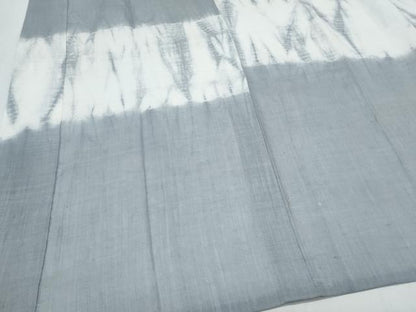 平和屋着物＊夏物　男性　長襦袢　絞り　霞文　麻　逸品　CABJ0889th