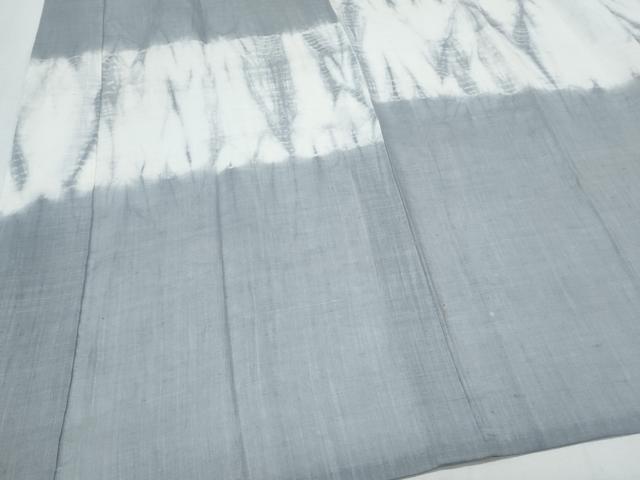 平和屋着物＊夏物　男性　長襦袢　絞り　霞文　麻　逸品　CABJ0889th