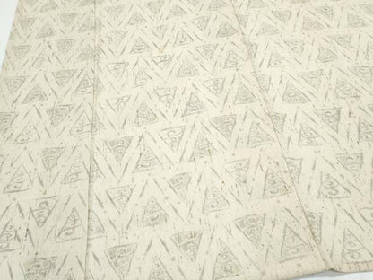 平和屋着物＊夏物　ぜんまい紬　紗　吉祥文　正絹　逸品　CABJ0890th