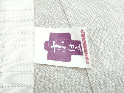 平和屋着物＊夏物　訪問着　紬地　樹林文　正絹　逸品　CABJ0898th