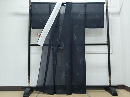 平和屋着物＊夏物　紗紬　吉祥文　正絹　逸品　CABJ0901th