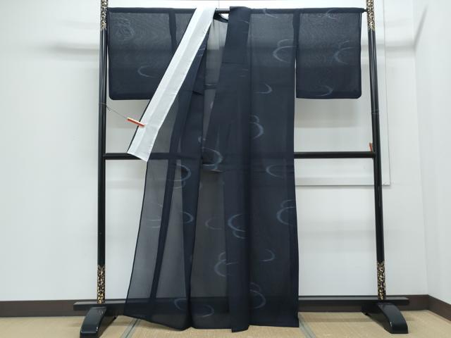 平和屋着物＊夏物　紗紬　吉祥文　正絹　逸品　CABJ0901th