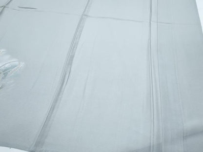 平和屋着物＊夏物　訪問着　絽　草花文　金彩　ロング丈　正絹　逸品　CABJ0903th
