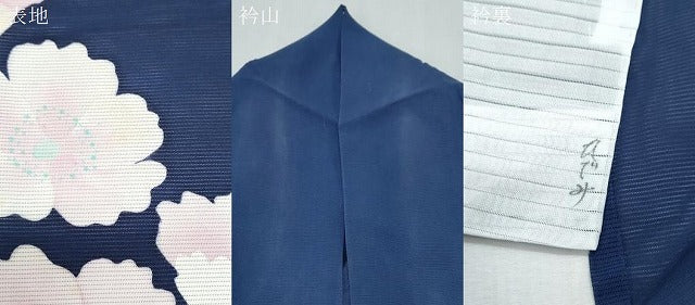 平和屋着物＊夏物　訪問着　絽　舞花文　正絹　逸品　CABJ0912th