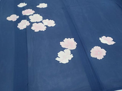 平和屋着物＊夏物　訪問着　絽　舞花文　正絹　逸品　CABJ0912th