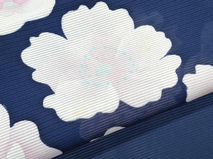 平和屋着物＊夏物　訪問着　絽　舞花文　正絹　逸品　CABJ0912th