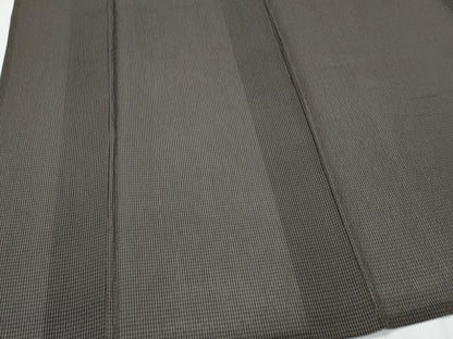 平和屋着物＊夏物　紗紬　格子文　正絹　逸品　CABJ0915th