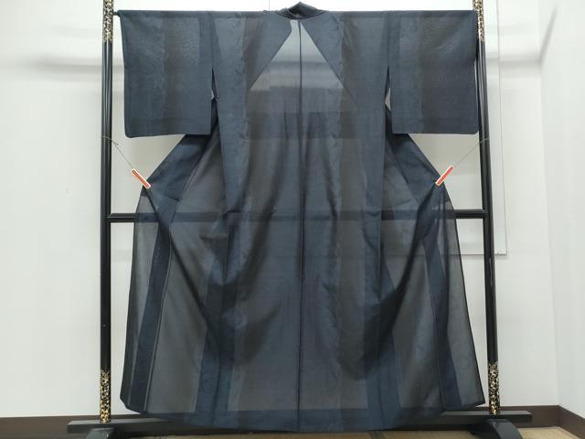 平和屋着物＊夏物　本場大島紬　夏大島　草葉間道　正絹　逸品　CABJ0916th
